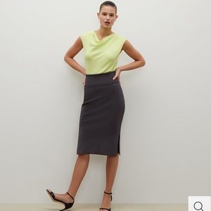 MM LaFleur Harlem Skirt - charcoal - NWT!